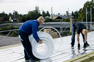 icopal energitag - jordvarme på taget