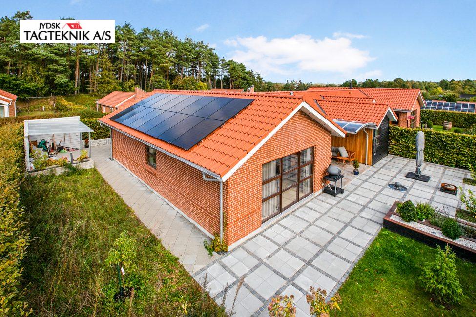 6,4 kWp solcelleanlæg i Ebeltoft